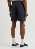 PS Paul Smith Cotton-blend Poplin Shorts Navy
