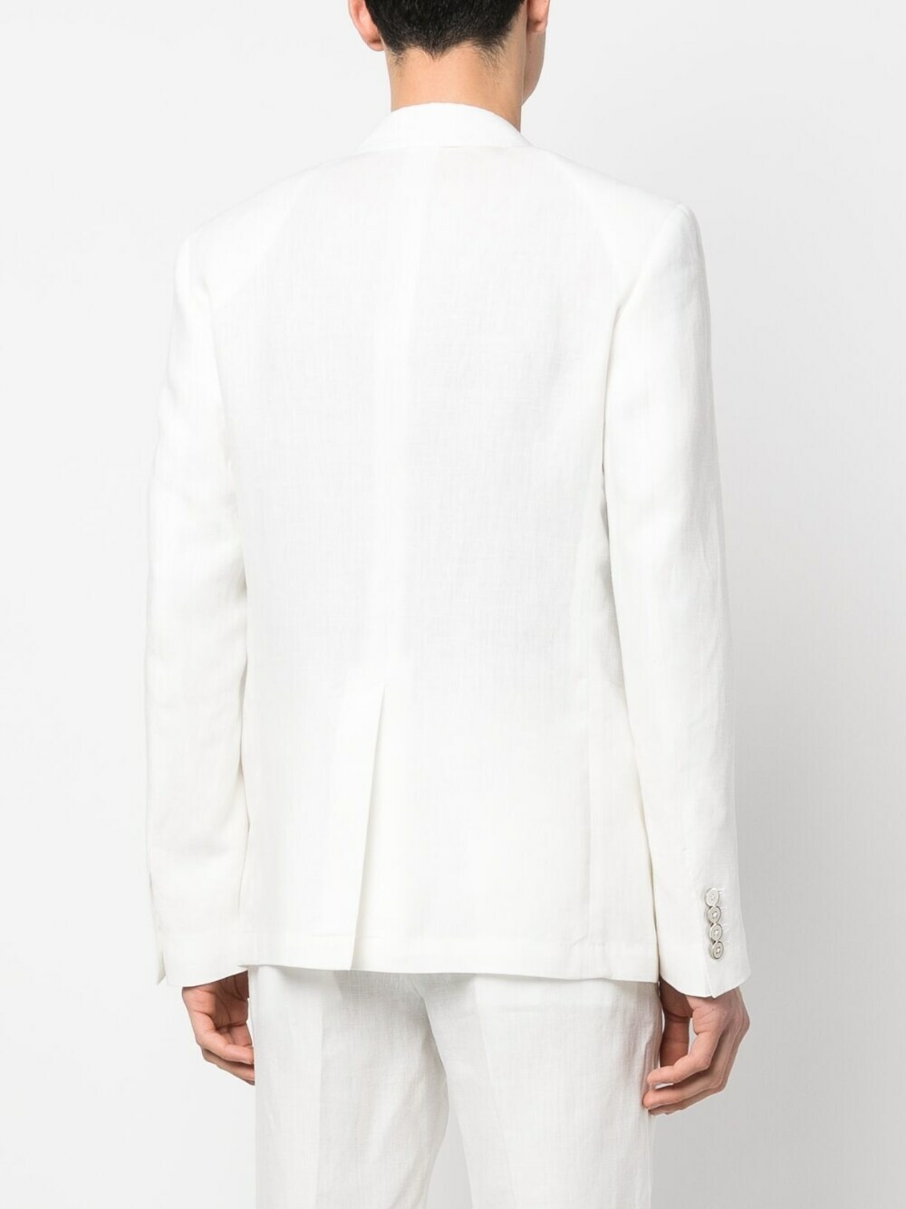 Dolce & Gabbana Black Wool Single Breasted Coat Suit Blazer