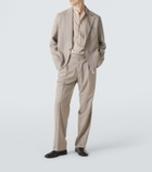Stòffa Striped cotton and silk shirt