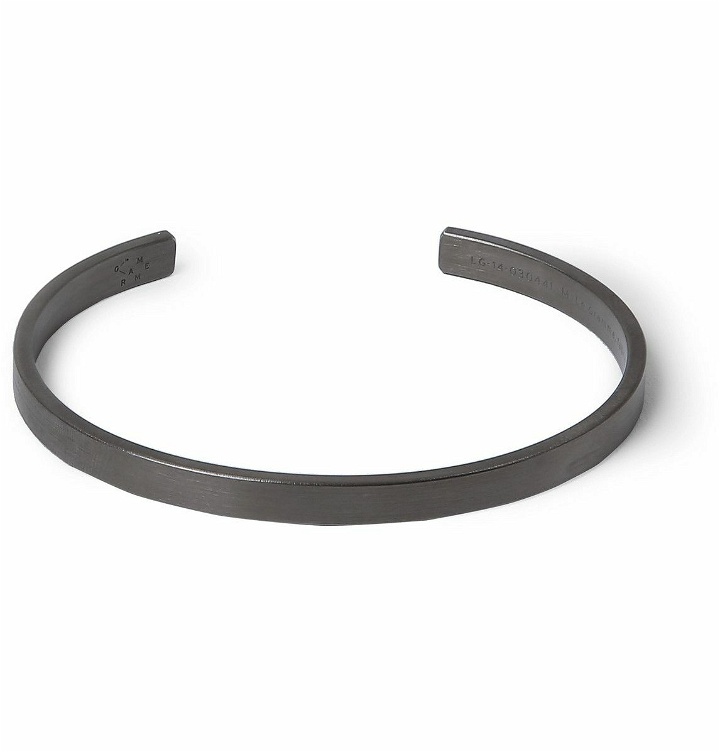 Photo: Le Gramme - Le 15 Brushed Ruthenium-Plated Cuff - Silver