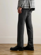 Theory - Mayer Tapered Virgin Wool-Blend Suit Trousers - Gray