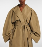 The Row Amapola silk trench coat