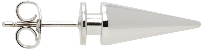 IN GOLD WE TRUST PARIS Silver Spike Pin Single Earring