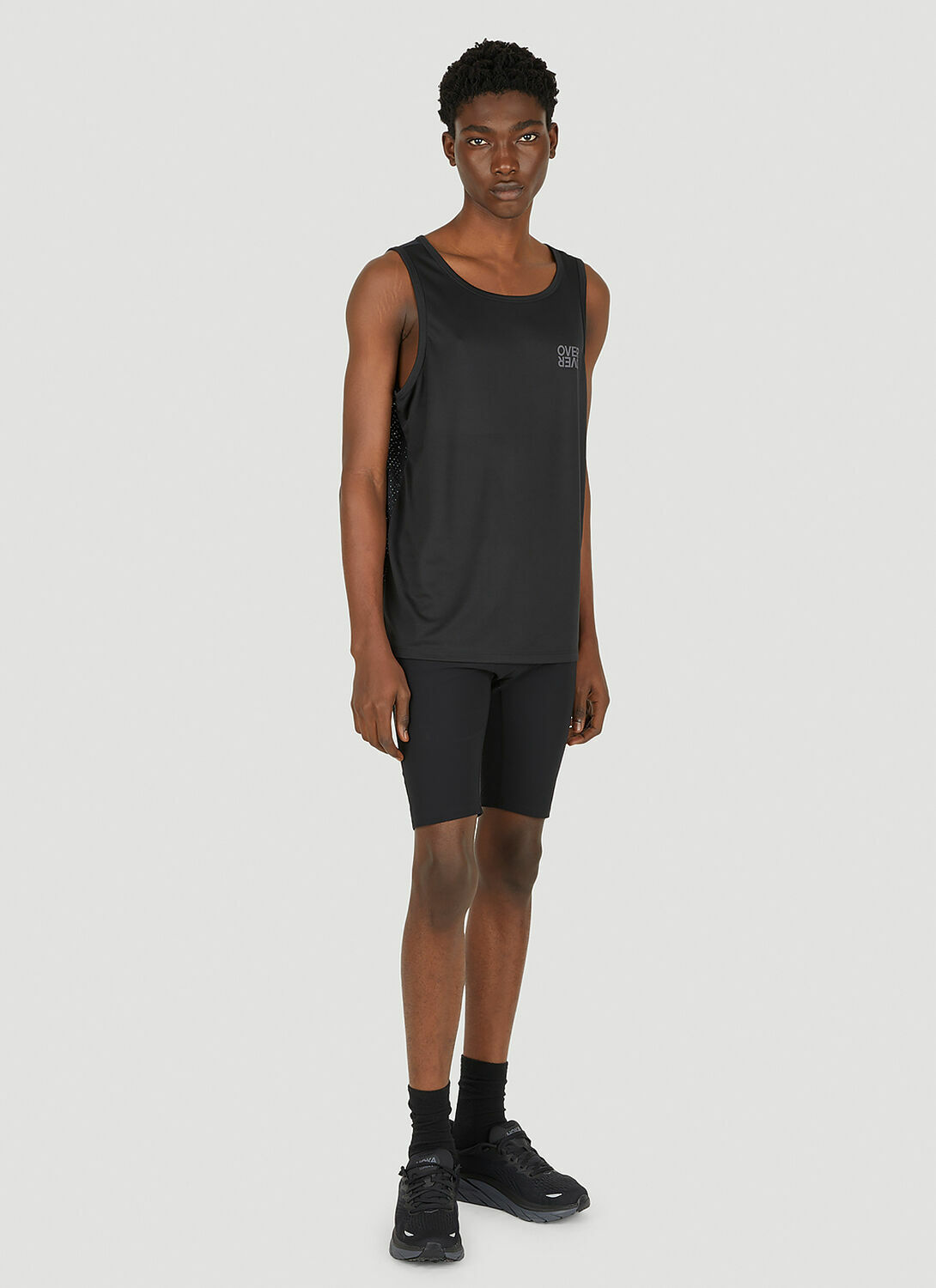 OVER OVER Logo Print Tank Top