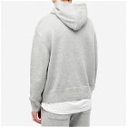 MKI Men's Mohair Blend Knit Hoodie in Grey