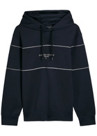 Emporio Armani Hooded Jersey Sweatshirt Navy