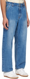 DOCUMENT Blue Five-Pocket Jeans