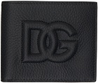 Dolce&Gabbana Black 'DG' Logo Bifold Wallet