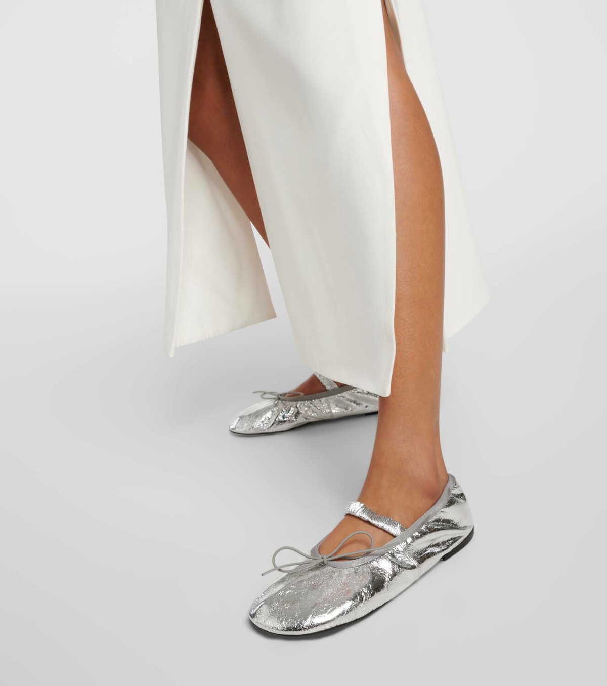 Proenza Schouler Metallic leather ballet flats Proenza Schouler