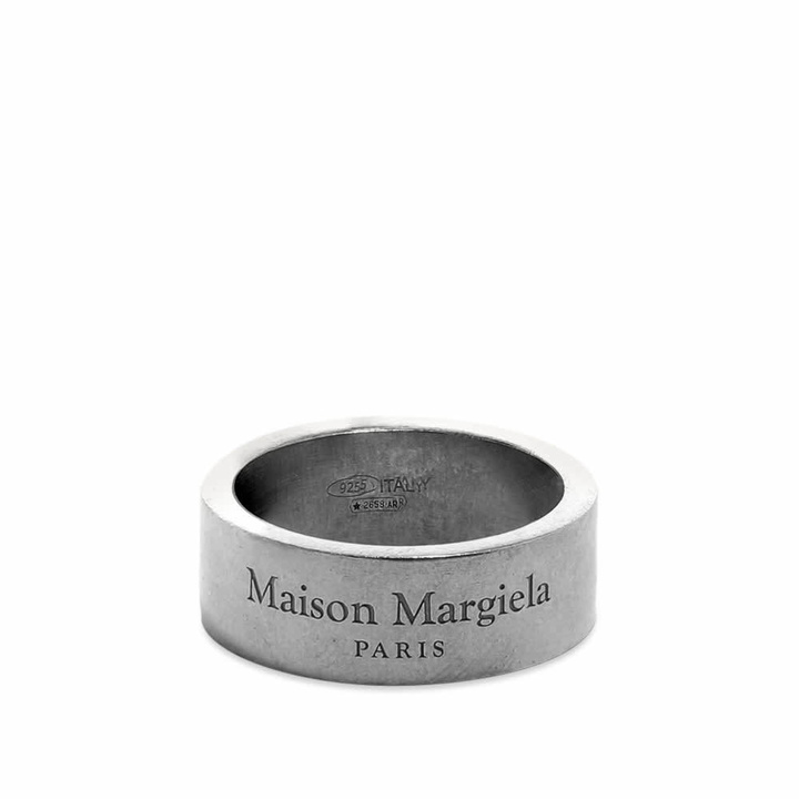 Photo: Maison Margiela Text Logo Band Ring