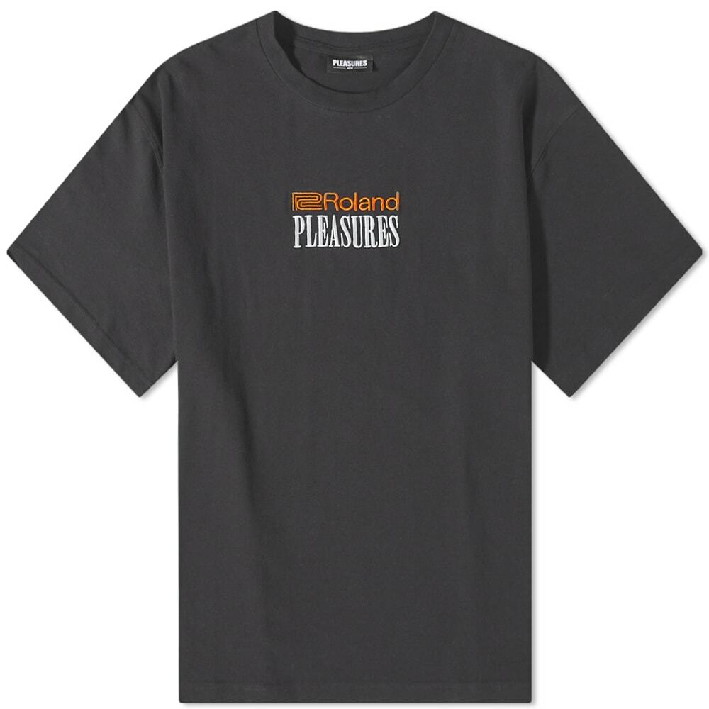 Pleasures Men's Roland Heavyweight T-Shirt in Black PLEASURES