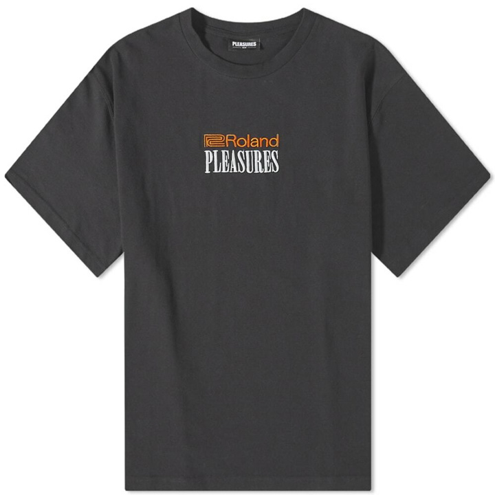 Photo: Pleasures Men's Roland Heavyweight T-Shirt in Black