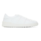 Valentino White Valentino Garavani Rockstud Untitled Sneakers