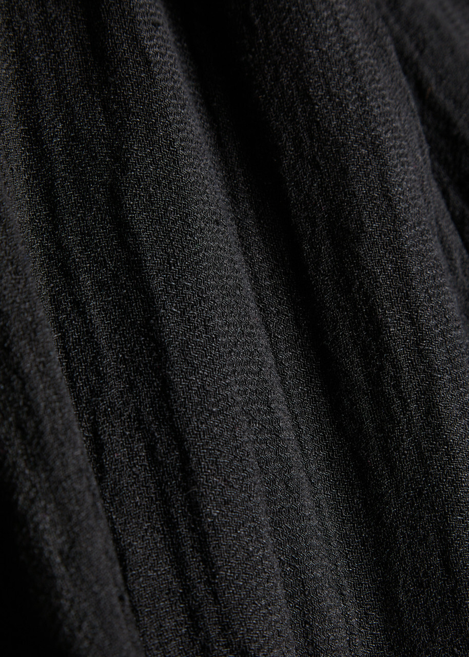Lisa Marie Fernandez Textured Linen-blend Shorts Black