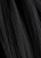Lisa Marie Fernandez Textured Linen-blend Shorts Black