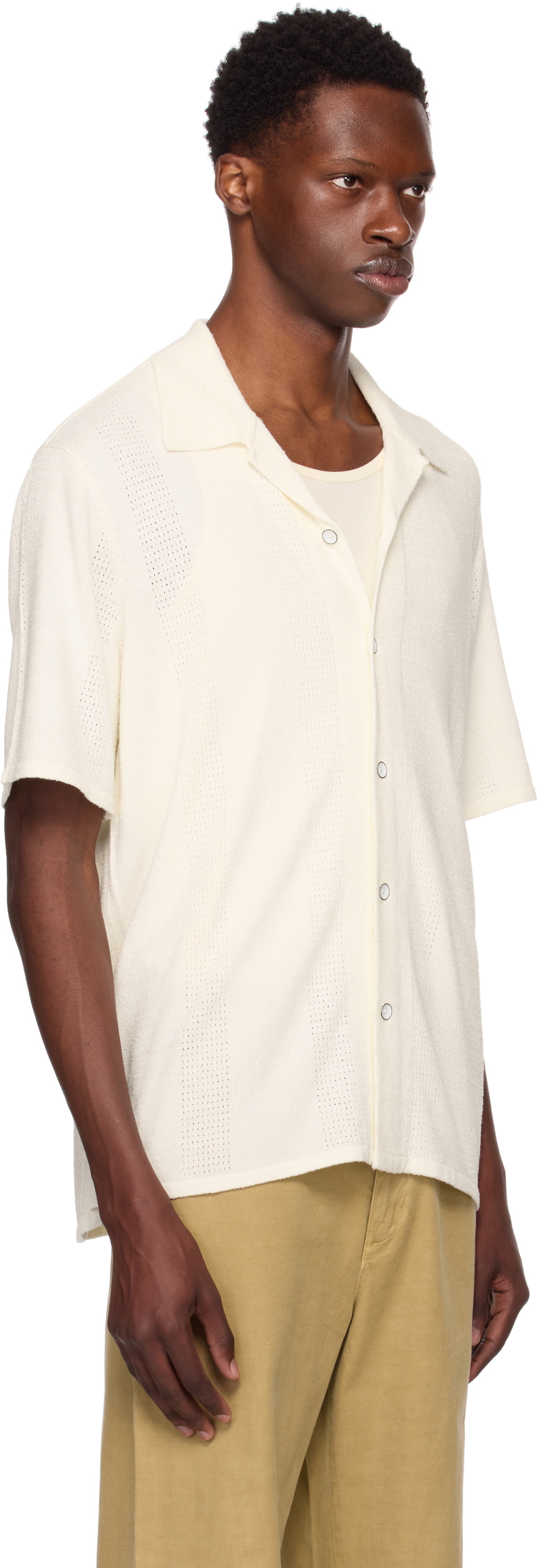 rag & bone Off-White Avery Zuma Knit Shirt