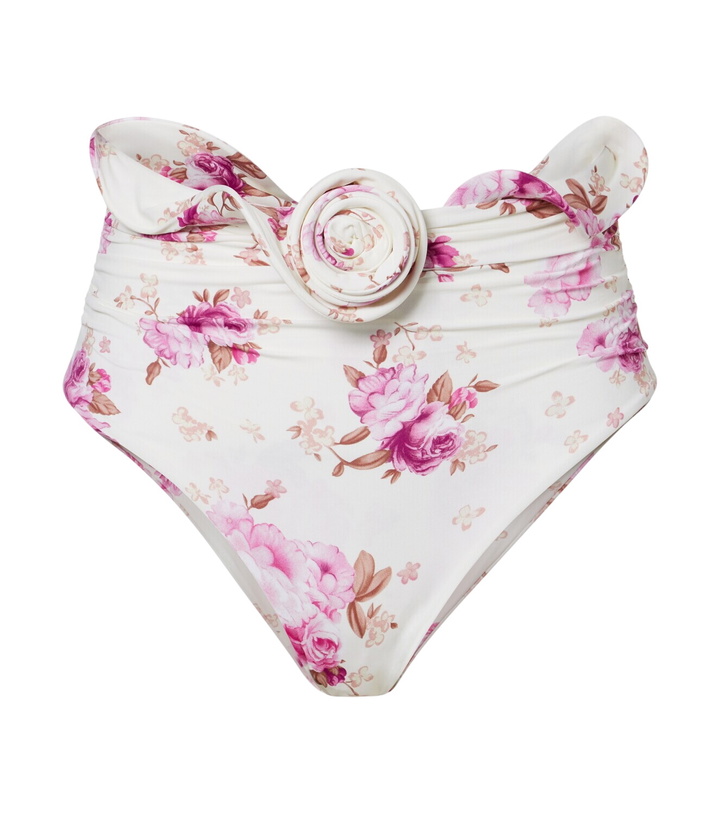Photo: Magda Butrym Floral-appliqué bikini bottoms