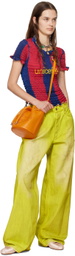 Marc Jacobs Orange 'The Leather Bucket' Bag