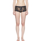 La Perla Black Desert Rose Lacy Boy Shorts