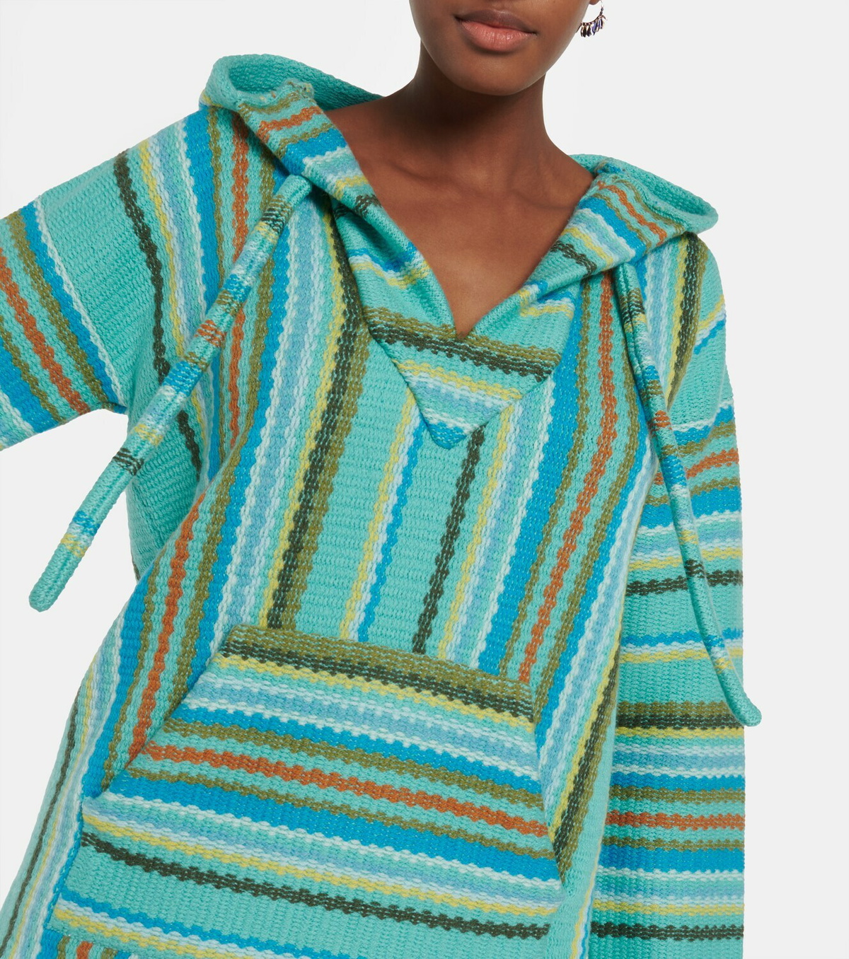 Alanui - Baja striped virgin wool sweater