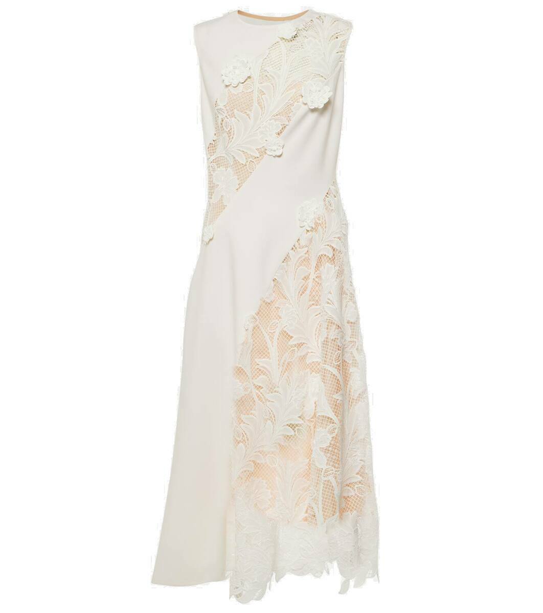 OSCAR DE LA RENTA ワンピース ドレスWool-blend midi 846355 OSCAR DE LA RENTA ワンピース ドレスWool-blend midi 846355