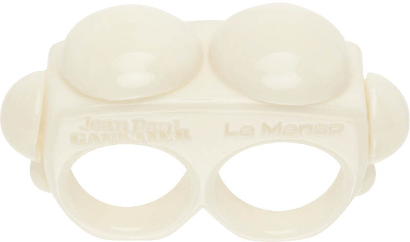 jean paul gaultier la manso リング 8号 Jean Paul Gaultier Black La Manso Edition I Wear Bikini Ring