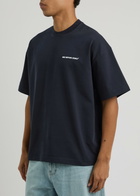 Mki Miyuki Zoku Logo-print Cotton T-shirt Navy