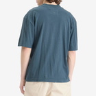 MHL by Margaret Howell Men's Simple T-Shirt in Mineral Blue
