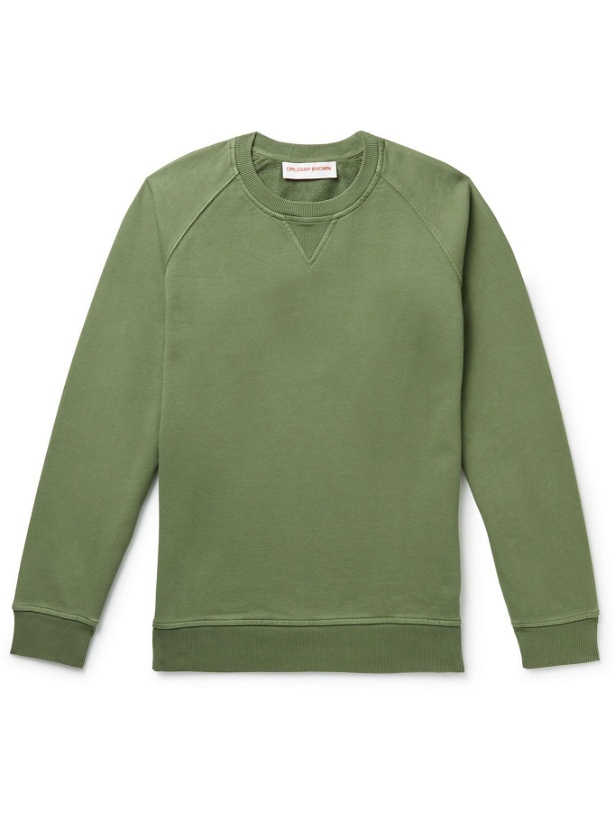 Photo: Orlebar Brown - Bingham Cotton-Jersey Sweatshirt - Green