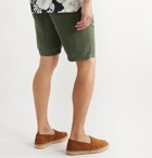 NN07 - Seb Linen Drawstring Shorts - Green