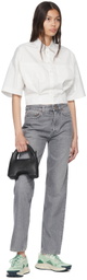 AMBUSH Black Padded 'A' Top Handle Bag