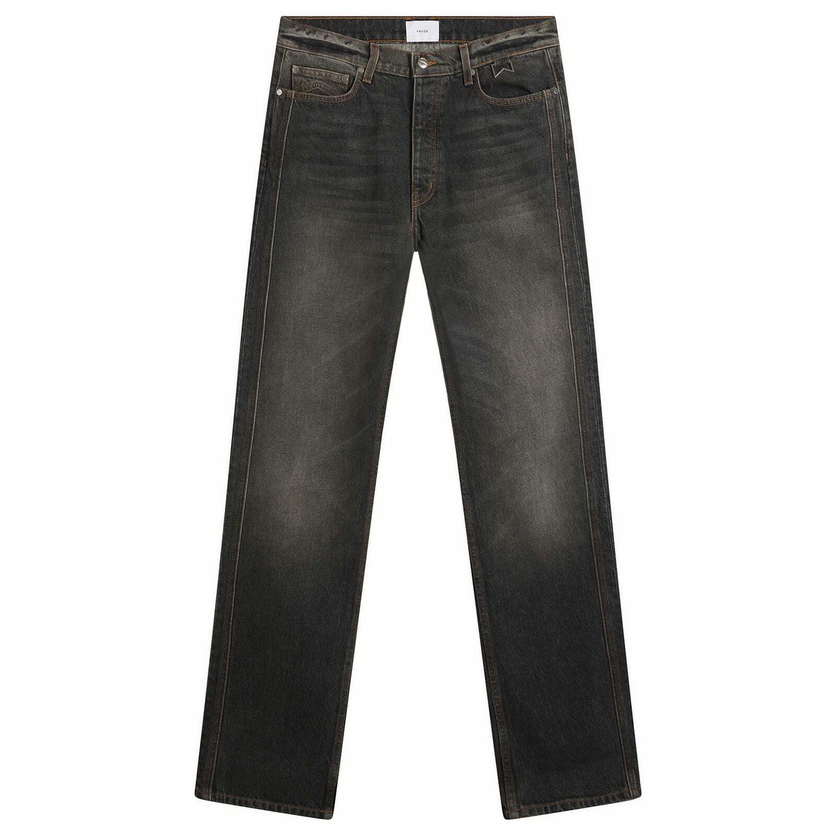 Rhude Men's 90S Traxedo Denim Jeans in Agoura Black