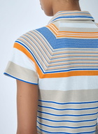Lacoste Slim Fit Striped Piqué Polo Shirt