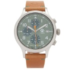 Timex Expedition North Sierra Chronograph 42mm Watch in Green/Light Brown 