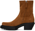 VTMNTS Tan Cowboy Chelsea Boots