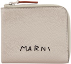 Marni Gray Zip-Around Wallet