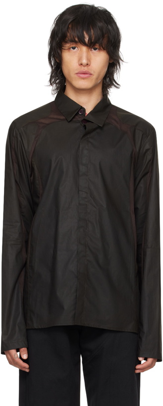 Photo: Mainline:RUS/Fr.CA/DE Brown Alfie Shirt