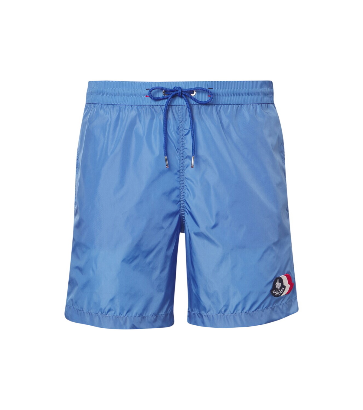 Moncler - Straight-Leg Mid-Length Logo-Appliquéd Swim Shorts