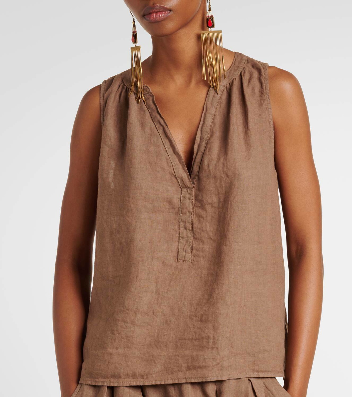 Velvet Tacy linen tank top