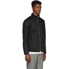 Stutterheim Reversible Black Fleece Varby Zip Jacket