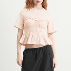 Cecilie Bahnsen Women's Vilde T-Shirt in Light Pink