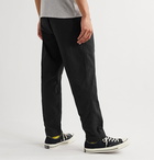 Folk - Assembly Cropped Crinkled-Cotton Trousers - Black