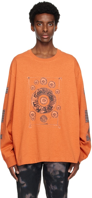Photo: Song for the Mute Orange 'Orbit Rust' Sweatshirt