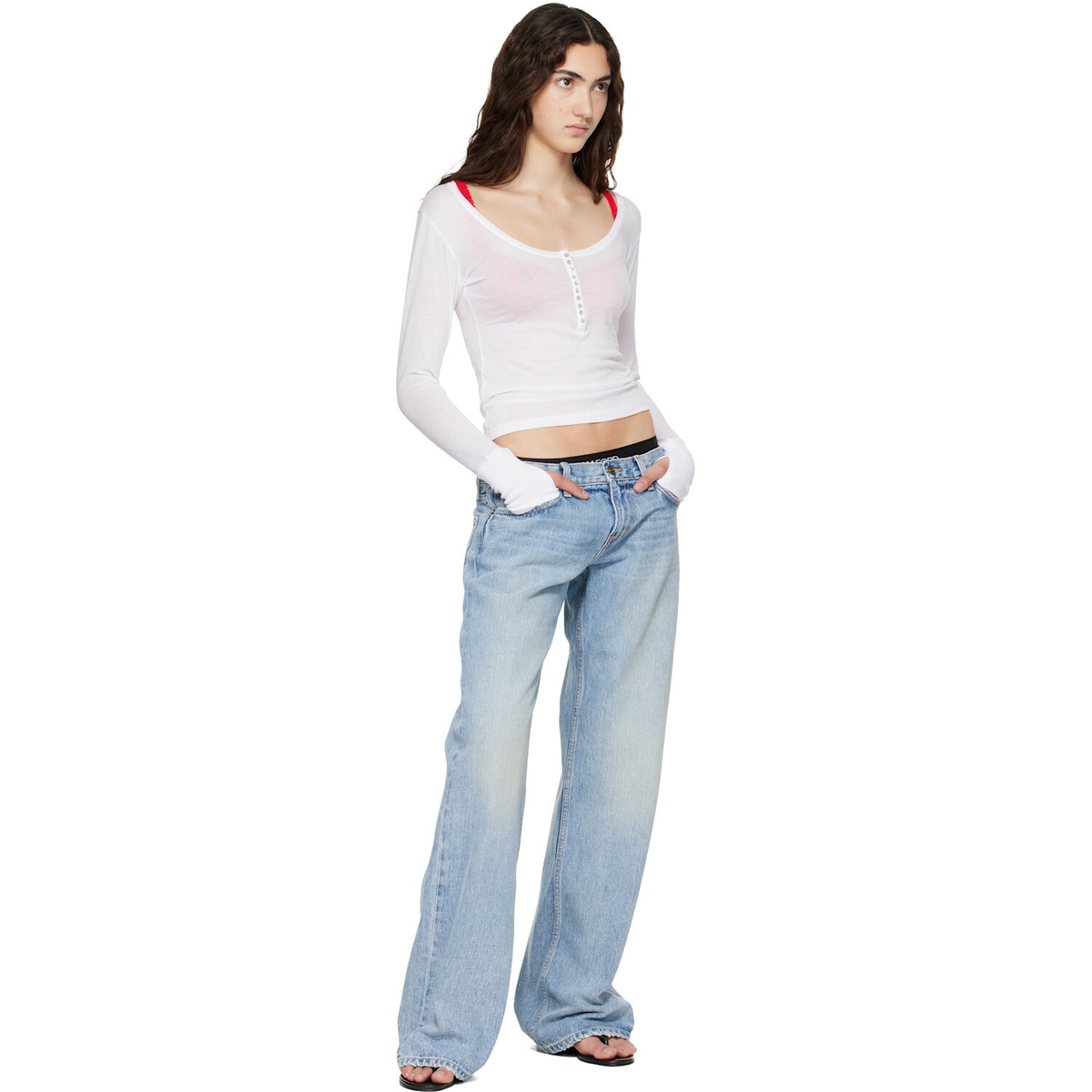 Raimundo Langlois Blue Bootcut Jeans