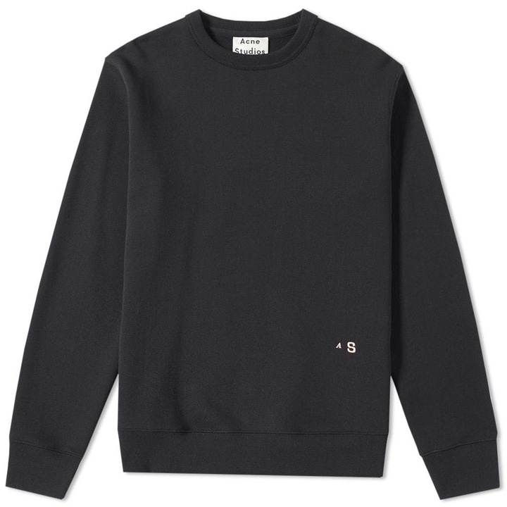 Photo: Acne Studios Faise Crewneck Sweat Black