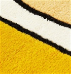 Pieces - Triple Stripe Patterned Rug, 6' x 9' - Yellow