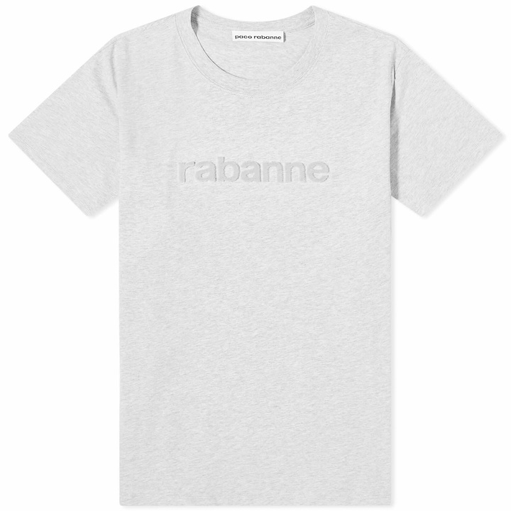 Photo: Paco Rabanne Women's Logo T-Shirt in Grey