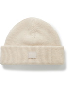 Acne Studios - Logo-Appliquéd Ribbed Wool-Blend Beanie