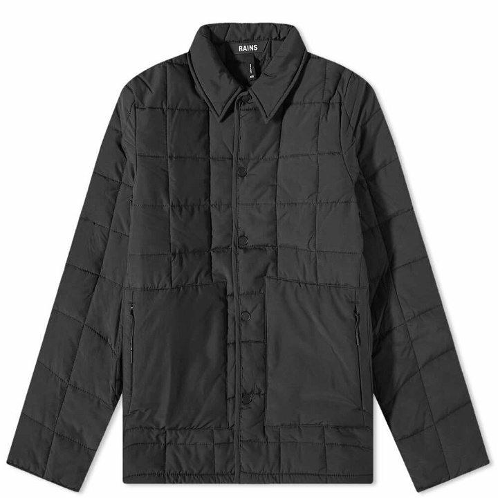Photo: Rains Men's Liner Shirt Jacket in Black