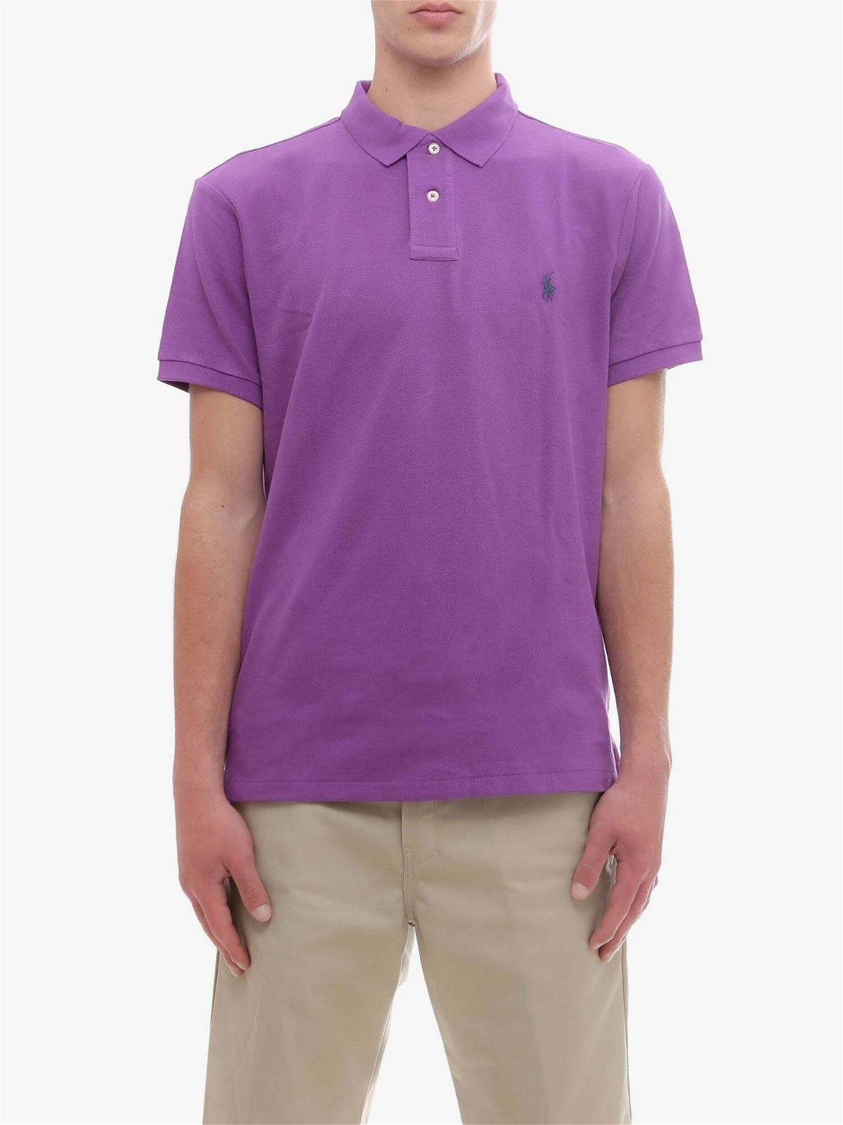 Polo Ralph Lauren Polo Shirt Purple Mens Polo Ralph Lauren